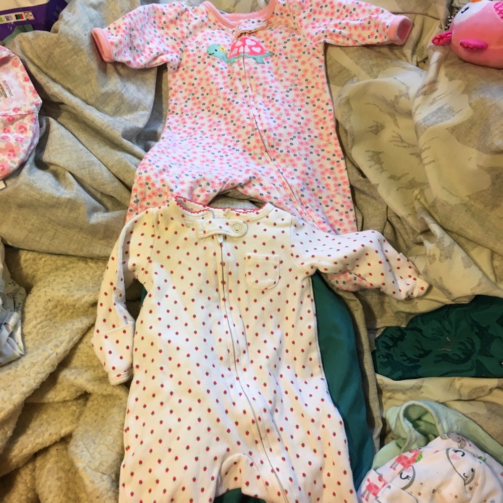Newborn sleepers and hats